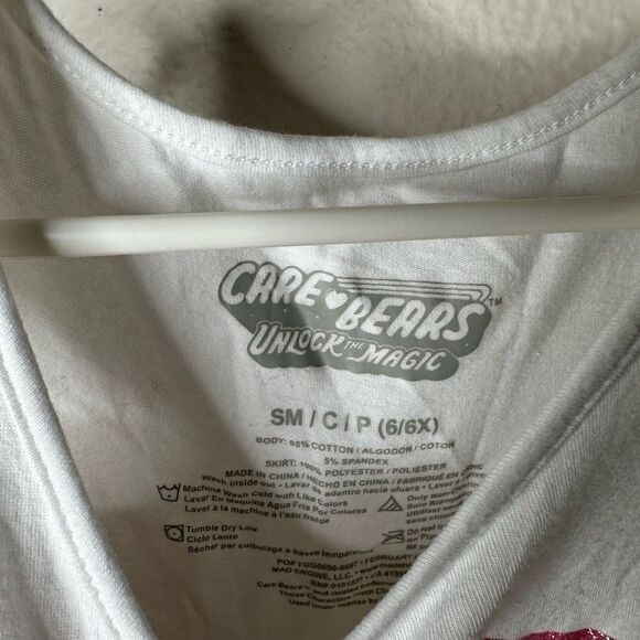 Kids Rainbow Care Bears Tulle Dress Small (6/6x) - Picture 5 of 5